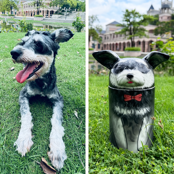 Unique ceramic memorial for dogs