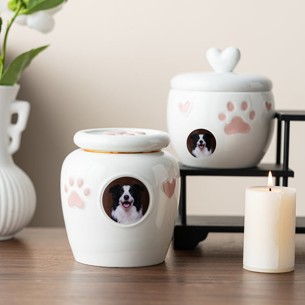 Pet death souvenirs custom small dog cat urn storage moisture-proof sealing long-term nostalgia