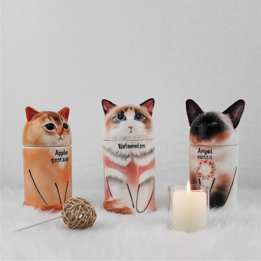 One-of-a-kind cat memorial