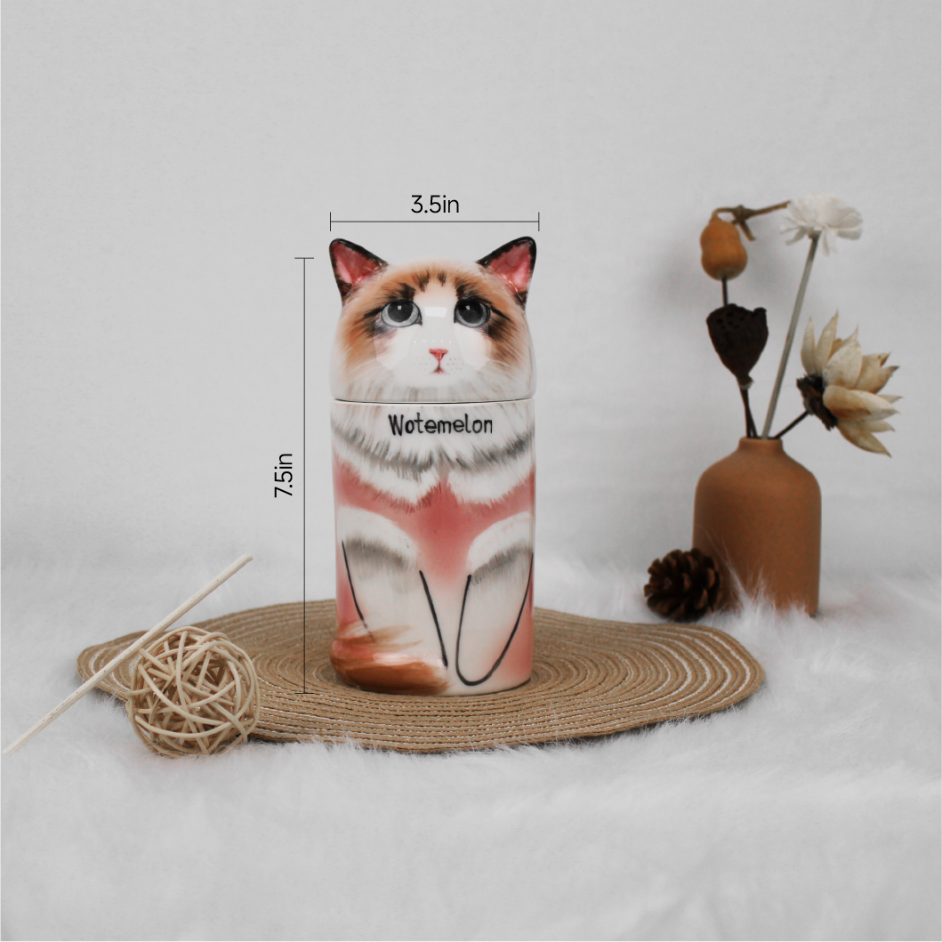 Custom creative cat urn
