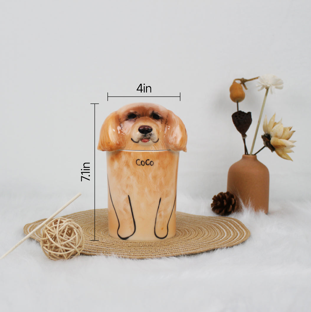 Aevumpet custom ceramic dog urn