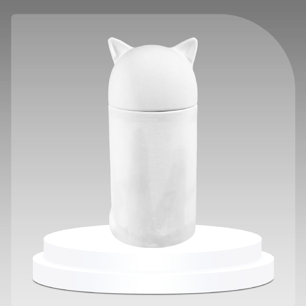 Premium ceramic cat urn