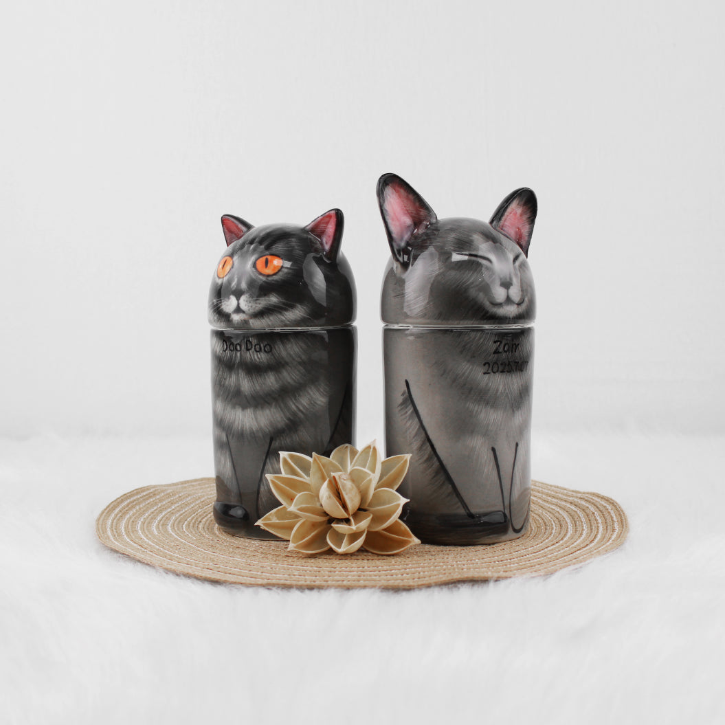 Aevumpet custom pet urn for cats