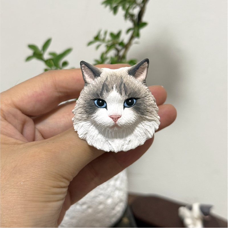 pet custom plaster refrigerator magnet gift