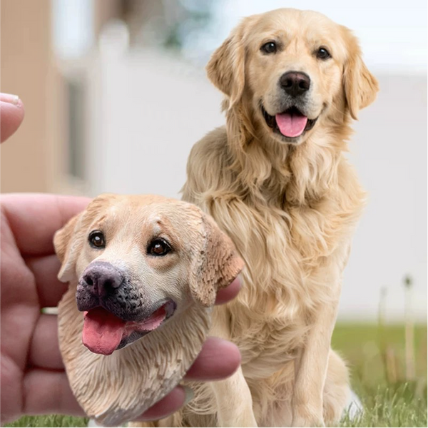 custom pet plaster refrigerator magnet keepsake